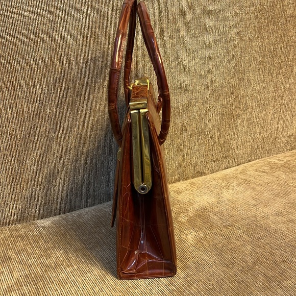 Vintage real alligator bag - Picture 4 of 12